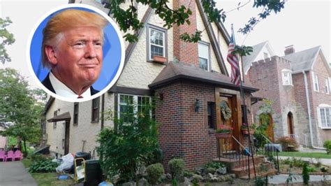 President Donald Trumps Childhood Home Up For Auction Again Penta