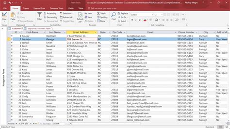 Ms Access 2016 Improve Table Structure Youtube