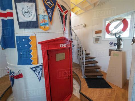 Interior view of the Cape Horn lighthouse at Cape Horn, Cabo de Hornos National Park, Hornos ...