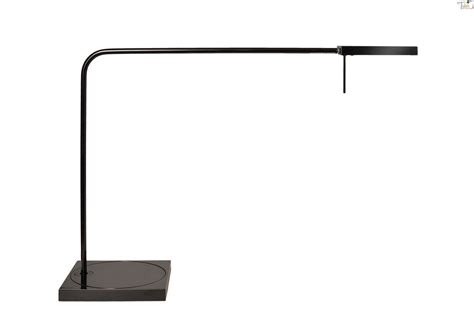 Luxo Ninety Led Task Light With Tabledesk Base Metallic Black Gloss