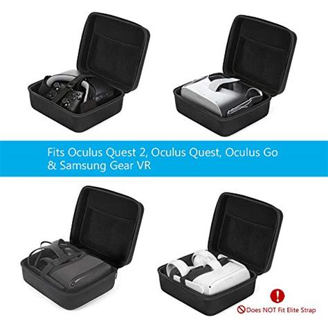 Hard Case for Meta Quest 2 JSVER Carrying Case for Quest/Quest 2 ...