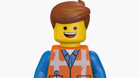 3d Lego Figure Movie Emmet Character Turbosquid 1969862
