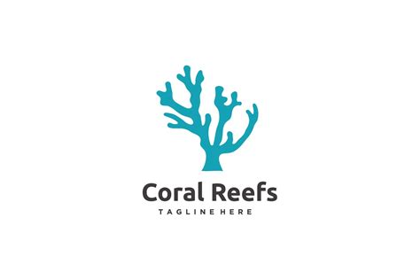 Coral Reef Logo Design Icon Vector Graphic by sore88 · Creative Fabrica