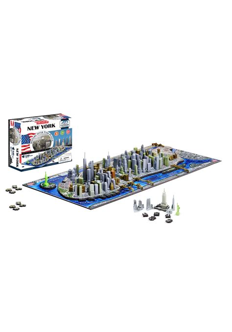 4d New York City Cityscape Time Puzzle