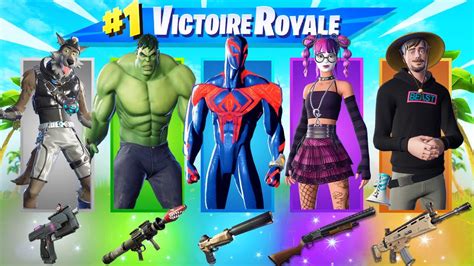 SKIN CHAPITRE 4 ALÉATOIRE CHALLENGE sur FORTNITE YouTube