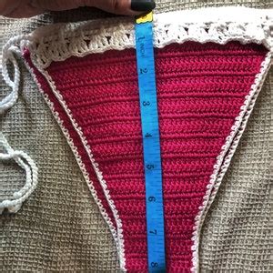 Crochet Bikini Set Sexy Bikini Set Knitted Swimsuit Brazilian Bottom Handmade Halter Etsy