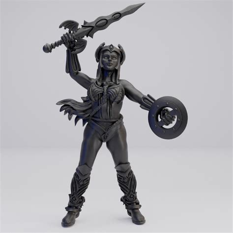 Hot Goblin ドラゴン姫戦士 ミニチュア ホットゴブリン TRPG 女戦士