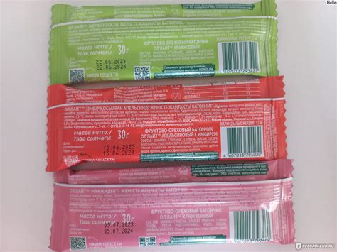 Батончик Ол Лайт фруктово-ореховый апельсиновый с имбирем - «Может ли ...