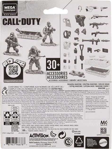 Mega Construx Call Of Duty Warzone Squad Negro Yaxa Store