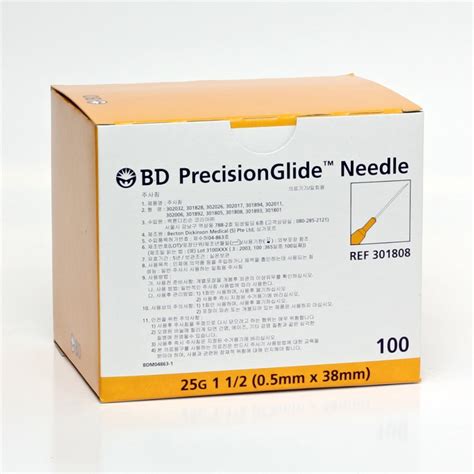 Needles Bd 25g X 38mm Sss Australia Sss Australia Medical