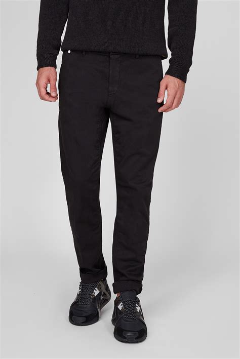 Мужские черные чиносы Replay M9722A.000.8366197 — MD-Fashion