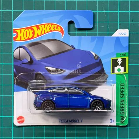 TESLA MODEL Y Blue Hot Wheels Case A PicClick UK