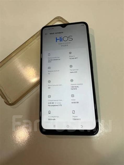 Tecno Spark GO 2023 4/64Gb! Как новый, 64 гб, 6.56", моноблок, серый ...