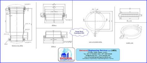 Flange Spool Drawing