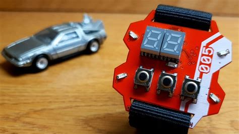 time machine retro inspired smartwatch espruino