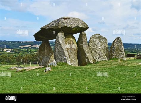 pentre ifan wales stock photo alamy