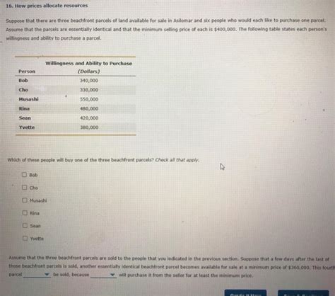 Solved How Prices Allocate Resources Suppose That There Chegg