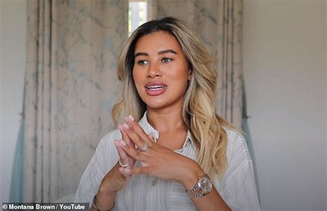 Montana Brown Displays Her Toned Abs In A Tiny White Bikini Daily Mail Online