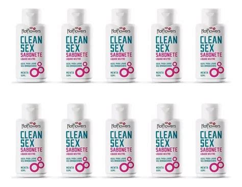 Clean Sex Sabonete Líquido Ideal Para Sextoy Kit Unid Frete grátis