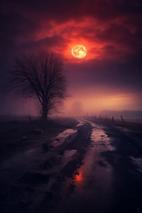 Twilight Highway Surreal Liminal Space With Eerie Atmosphere Free