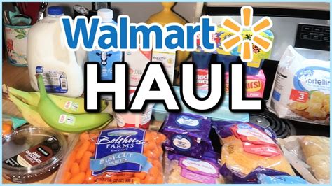 Walmart Weekly Grocery Haul Week Haul Meal Plan December