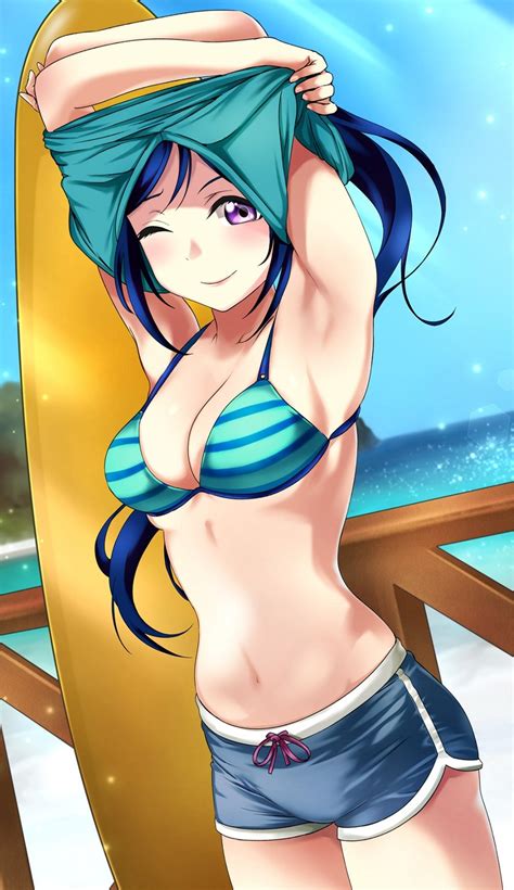 Matsuura Kanan Love Live And 1 More Drawn By Hanamasa Ono Danbooru