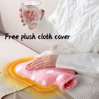 Multi Color Cute Plush Cloth Hot Compress Bag For Menstrual Pain And Stomach Warming Water Bag