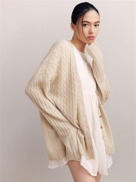 Reformations Fantino Cardigan Is The Most Wanted Cosy Knit Who What Wear