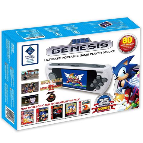 SEGA Genesis Ultimate Portable Game Player Deluxe with 80 Built-In