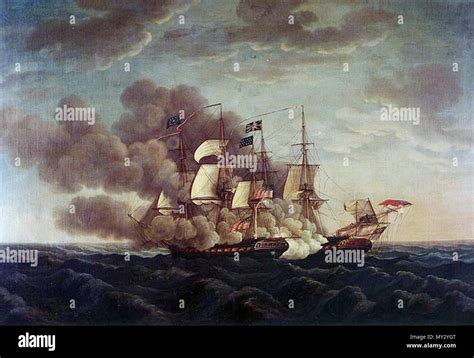 Combat Between Uss Constitution And Hms Guerriere Uss