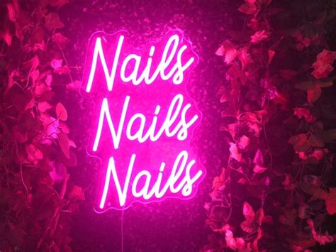 Nail Salon Neon Sign