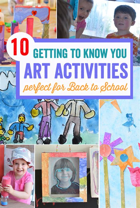 10 Getting to Know You Easy Art Activities for Back to School - Meri Cherry