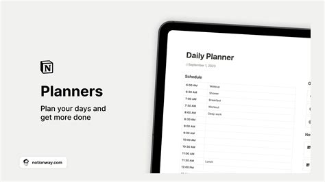 Best Notion Planner Templates For