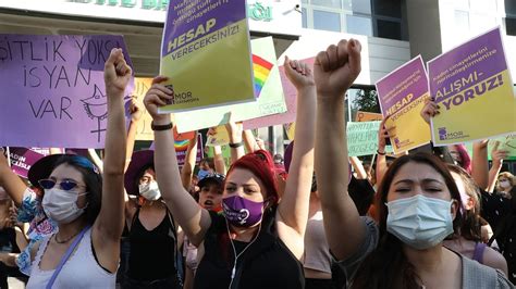 In Pics Istanbul Convention Withdrawal Sparks More Protests In Turkey