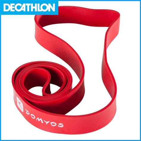 Резинка для фитнеса Декатлон (Decathlon), 45 кг, цвет красный - купить ...