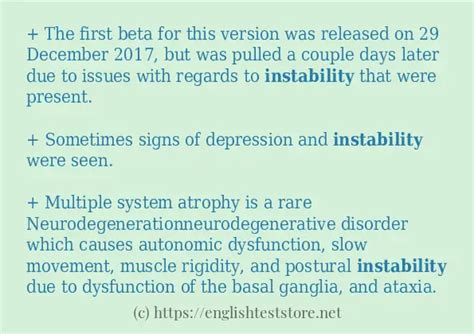 sentences  instability englishteststore blog