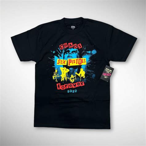 Jual KAOS BAND OFFICIAL SEX PISTOLS X OBEY PISTOLS HOLIDAY CHAOS Shopee Indonesia
