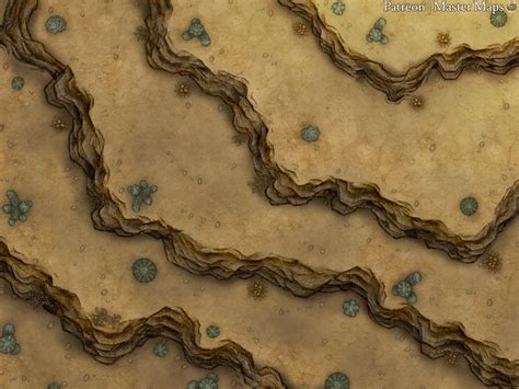 Desert Steppes No Grid Battlemap 40x30 Battlemaps