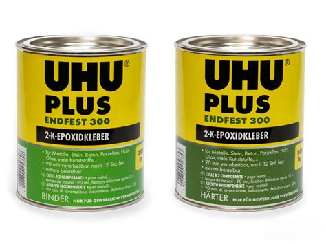 Klej UHU dwuskładnikowy , duża puszka- żywica +utwardzacz - Alco ...