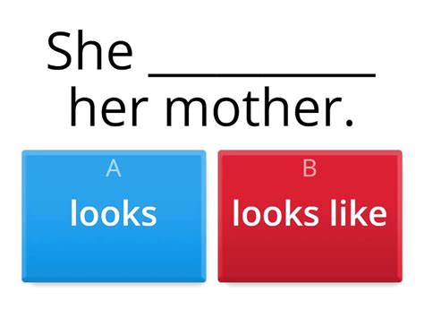 Look Vs Looks Like Part 01 Quiz