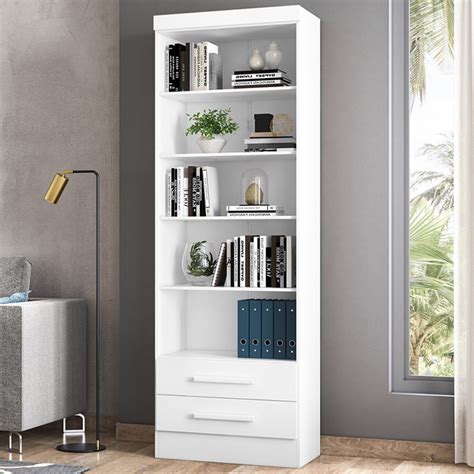 Estante De Livros Com Gavetas