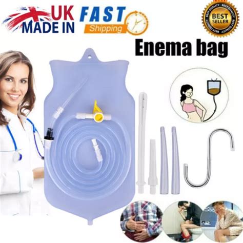 HOME ENEMA BAG Kit Colonic Irrigation Coffee Enema Bag 2L Douche Colon