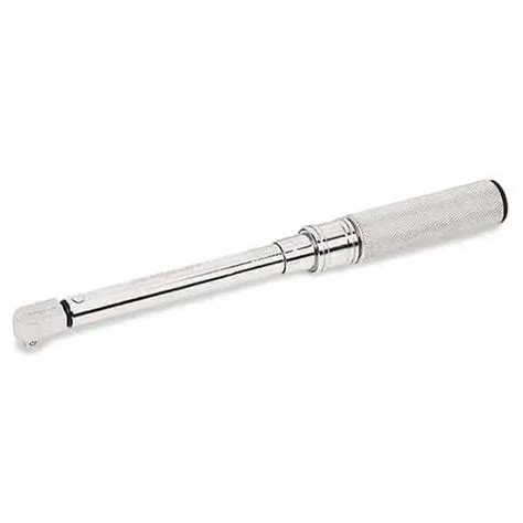 Drive Sae Adjustable Click Type Fixed Torque Wrench In Lb