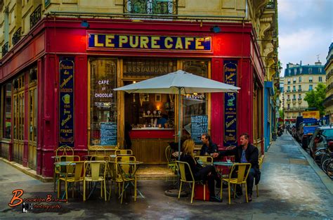 Paris Street Cafe Scene