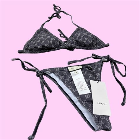 Forever Monogram Bikini In Black Pink Sugar Fashion