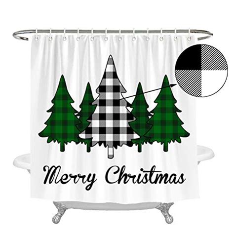 21 Fun Christmas Themed Shower Curtains Deck The Halls And Don T Forget The Bathroom Bargain