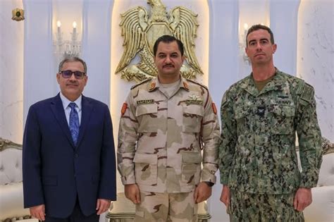 saddam haftar meets  charge daffaires  benghazi  libya observer