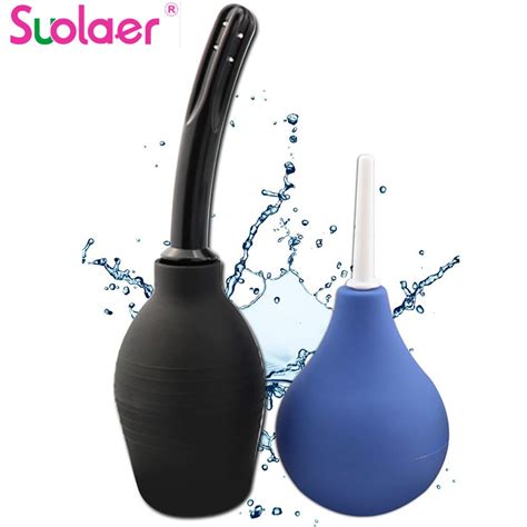 Suolear Anal Cleaner Enema Bulb Vaginal Rectal Cleaner Douche Enemator Douche Butt Shower Unisex