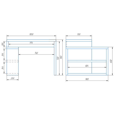 Стол рабочий письменный угловой из тамбурата с полками дуб бунратти ...