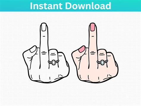 Middle Finger Svg Fuck You Svg Hand Sign Svg Adult Humor Svg Finger Svg Hand Gesture Svg